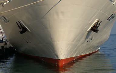 Image showing cruise ship in a port