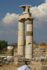 Image showing ancient ruins in Ephesus