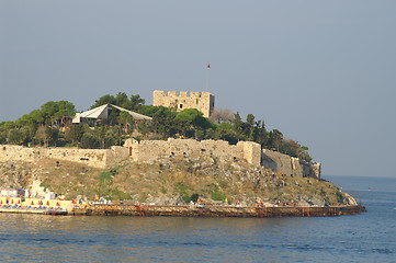 Image showing A castle in Kusadasi, Turkey