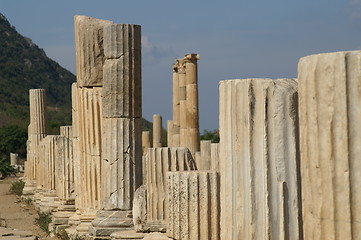 Image showing ancient ruins in Ephesus