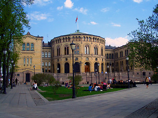 Image showing Stortinget, Oslo