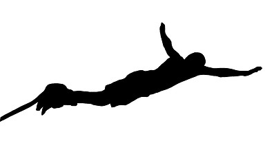 Image showing Male Bungee Jumper