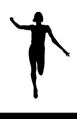 Image showing Female Long Jumper