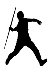 Image showing Male Javelin Thrower