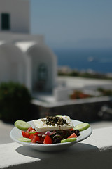 Image showing greek salad scene