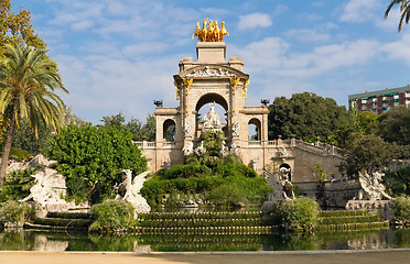 Image showing Fuente en Parc de la Ciutadella, Barcelona