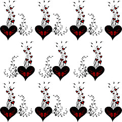 Image showing Seamless floral pattern