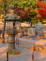 Image showing Japanese autumn twilight