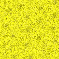 Image showing Seamless  background with flower. 