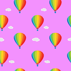 Image showing Wallpaper a balloon