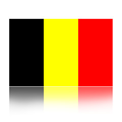 Image showing Flag of Belgium