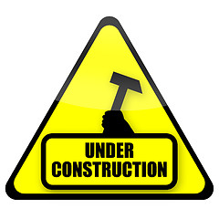 Image showing Under construction sign