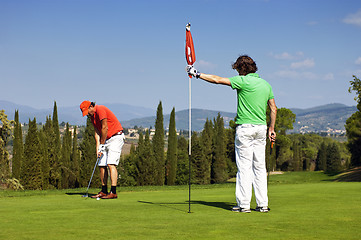 Image showing Putting green