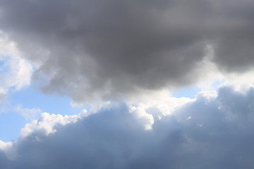 Image showing grey clouds