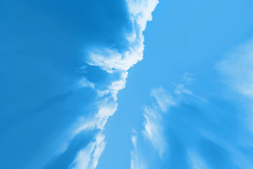 Image showing sky background with clouds