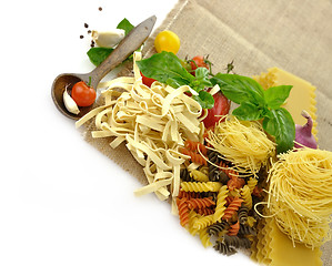 Image showing Assortment Of Italian Pasta 