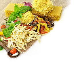 Image showing Assortment Of Italian Pasta