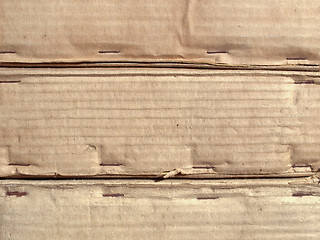 Image showing Corrugated cardboard