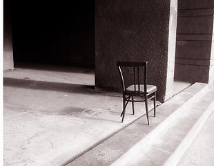 Image showing Old chair