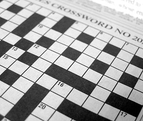 Image showing Crosswords