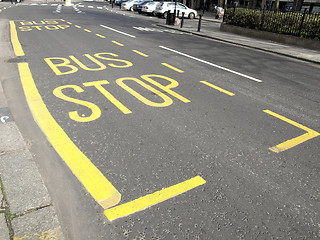 Image showing Bus stop