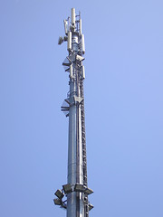 Image showing Telecommunication aerial tower