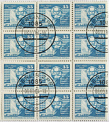 Image showing German DDR stamps