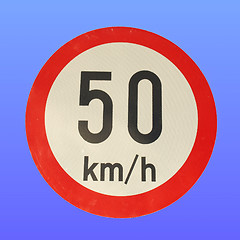 Image showing Traffic sign