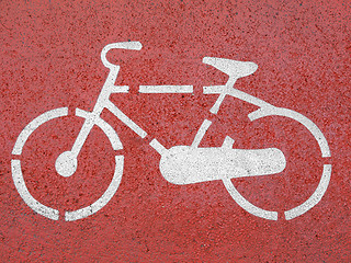 Image showing Bike sign