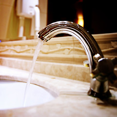 Image showing Hotel bathroom