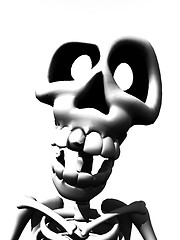 Image showing Cartoon Skeleton 