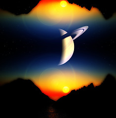 Image showing Alien World View 