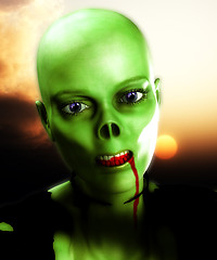 Image showing Bald Zombie