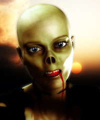 Image showing Bald Zombie