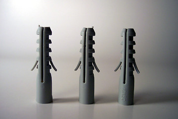 Image showing three pegs