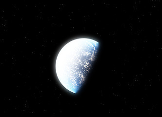 Image showing Planet In Space 