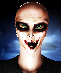 Image showing Alien Psycho Clown