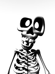 Image showing Cartoon Skeleton 