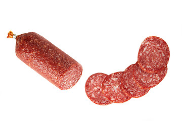 Image showing Salami sausage