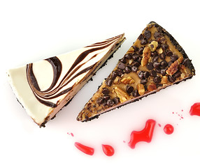 Image showing cheesecake slices