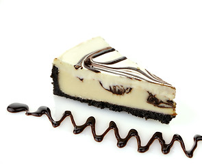 Image showing cheesecake slice