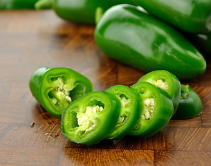 Image showing hot green pepper