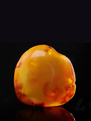 Image showing big amber on black background