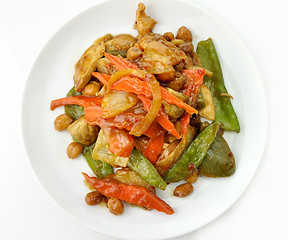 Image showing chicken with vegetables