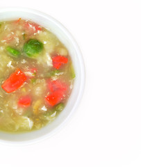 Image showing vegetable cream soup