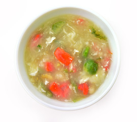 Image showing vegetable cream soup