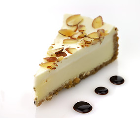 Image showing white chocolate cheesecake