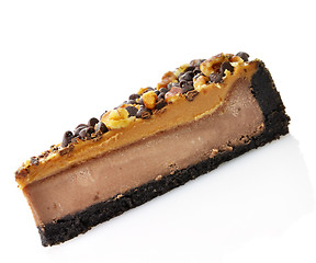 Image showing slice of cheesecake