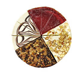 Image showing cheesecakes slices