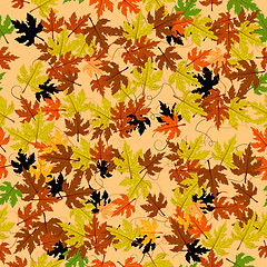 Image showing Leaves seamless